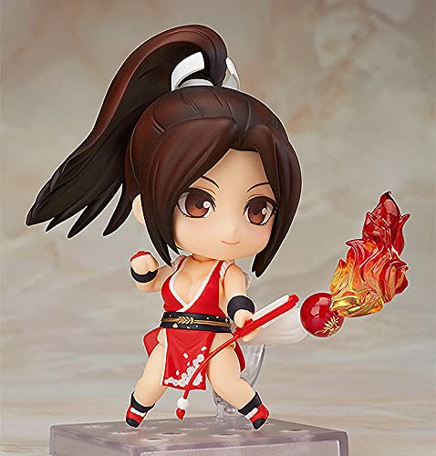 OVERSD The King of Fighters XIV: MAI Shiranui Nendoroid Anime Figura de acción Personaje de Dibujos Animados Modelo Muñeca de Juguete Multicolor y colección y Regalo