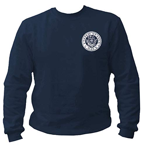 P-T-D USA Navy Marina America Sudadera para hombre marino M