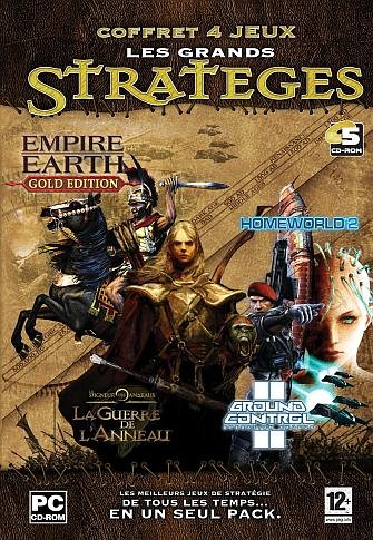 Pack Strategy Games : Empire Earth Gold Edition + Ground Control 2 + Homeworld 2 + La guerre de l'anneau