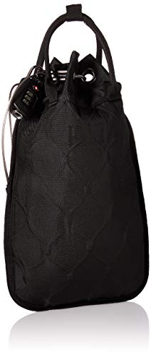 Pacsafe Travelsafe 3L Poliéster Negro - Bolsa de viaje (3 L, 22,5 cm, 1,5 cm, 34 cm, 600 g, Negro)