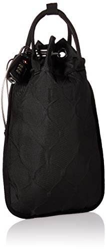 Pacsafe Travelsafe 3L Poliéster Negro - Bolsa de viaje (3 L, 22,5 cm, 1,5 cm, 34 cm, 600 g, Negro)