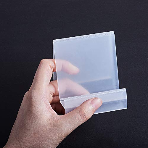 PandaHall Paquete de 6 soportes de acrílico para libros con caballete de libro para fotos de folleto para teléfono móvil, soporte para obras de arte, soporte organizador (3 x 2.7 x 2.3 pulgadas)