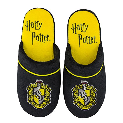 Pantuflas Zapatillas Cinereplicas Harry Potter - Oficial - Alto Confort y Calidad - Sole Pillow Walk - Adulto (S/M, Hufflepuff)