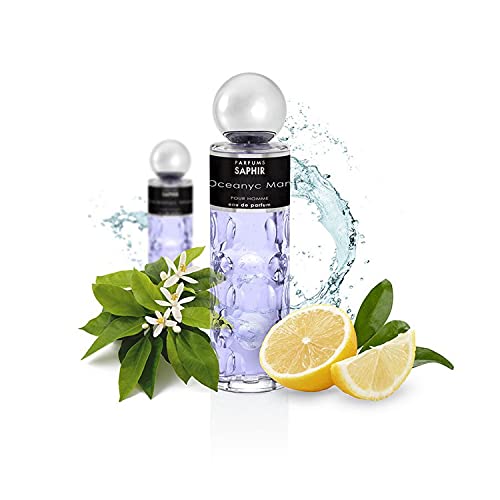 PARFUMS SAPHIR Oceanyc Man - Eau de Parfum con vaporizador para Hombre - 200 ml