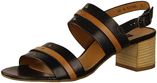 Paul Green Block Heeled Sandal - 7426 5 Black