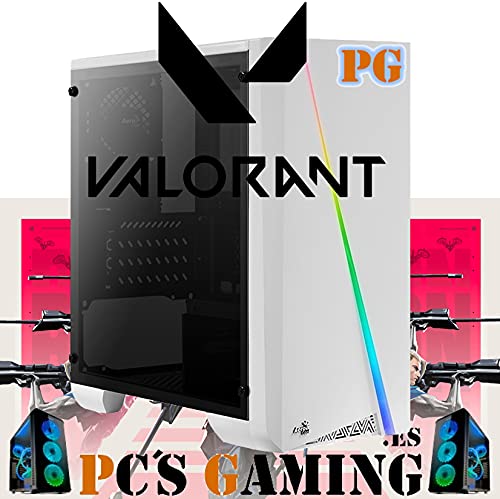 PC’S Gaming - VALORANT PC Gamer AMZ 2022 (CPU Ryzen 3 4/4N x 4,00 GHz, T. Gráfica 2 GB, HDD 1 TB, Ram 16 GB, W10) + WiFi de Regalo. pc Gamer, pc Gaming, Ordenador para Juegos (actualizado 2022)