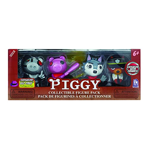 PIGGY Serie 2 Minifigura Coleccionable 4PK (Incluye artículos DLC)