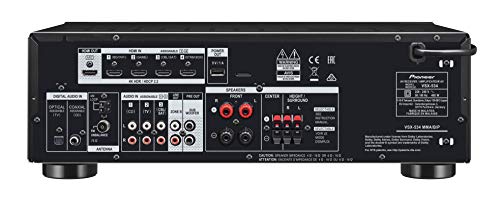 Pioneer VSX-534D Receptor (5x150 vatios, Dolby Atmos, DTS:X, Dab/Dab+, virtualizador de Altura Dolby Atmos, calibración automática MCACC, recuperador de Sonido avanzado, Bluetooth, USB)
