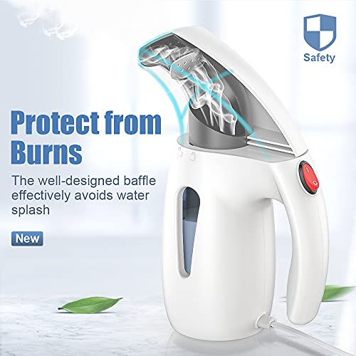 Plancha de vapor Steamer de 180 ml, cepillo de vapor para eliminar el 99.99% de las bacterias, plancha de viaje, ideal para el hogar, vacaciones y viajes de servicio