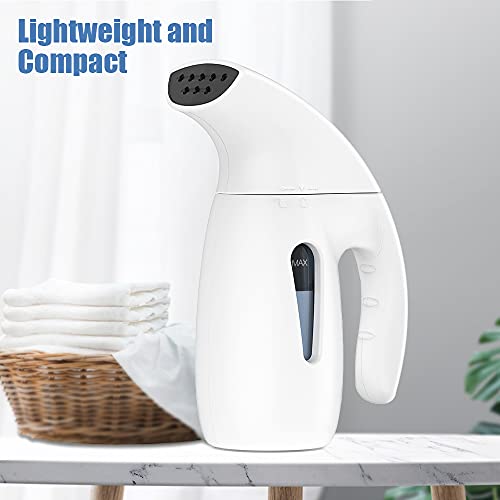 Plancha de vapor Steamer de 180 ml, cepillo de vapor para eliminar el 99.99% de las bacterias, plancha de viaje, ideal para el hogar, vacaciones y viajes de servicio