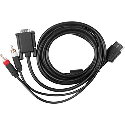 POFET SEGA Dreamcast DC VGA cable de alta definición RCA adaptador de sonido HD PAL NTSC