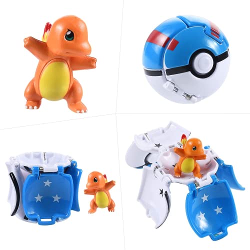 Poké Ball, Pokemon Let's Go Pikachu con juego de pelotas de acción Figure Toy Set para niños