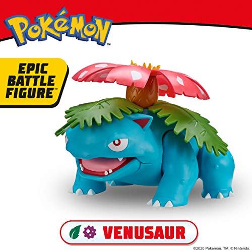 Pokemon 674 PKW0048 EA Epic Battle Figure-Venusaur, Azul