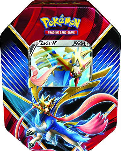 Pokémon, cajita de Metal Leyendas de Galar V (una al Azar), Juego de Cartas para 2 Jugadores a Partir de 6 años, más de 10 Minutos de Tiempo de Juego