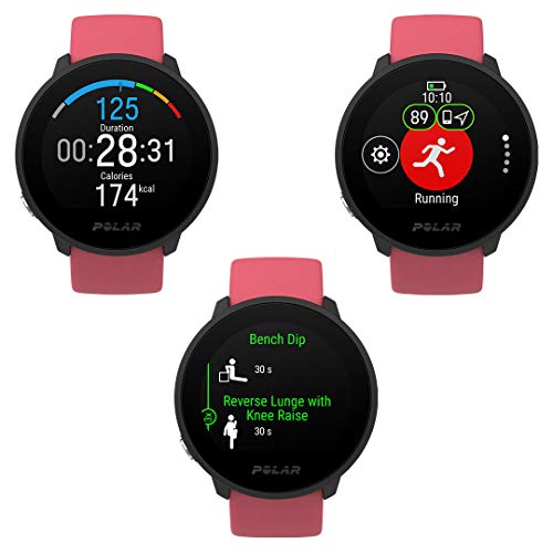 Polar Unite - Reloj inteligente - Multisport Fitness Smartwatch Resistente al Agua con GPS vía móvil - Registro del Sueño y la Recuperación, Guía de Entrenamiento Diario y Registro de FC en la muñeca