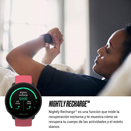 Polar Unite - Reloj inteligente - Multisport Fitness Smartwatch Resistente al Agua con GPS vía móvil - Registro del Sueño y la Recuperación, Guía de Entrenamiento Diario y Registro de FC en la muñeca