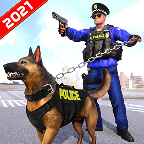Police Dog Crime Chase Duty: City Survival Subway Simulator - US Police Cop Airport Crime Gangster Mafia Shooting Games 2020 - Jail Break Prison Escape 3D Game - Secret Agent Police vs Criminal Games