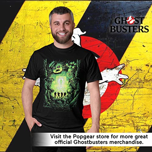 Popgear Ghostbusters Dan Mumford Camiseta para Hombre Negro L