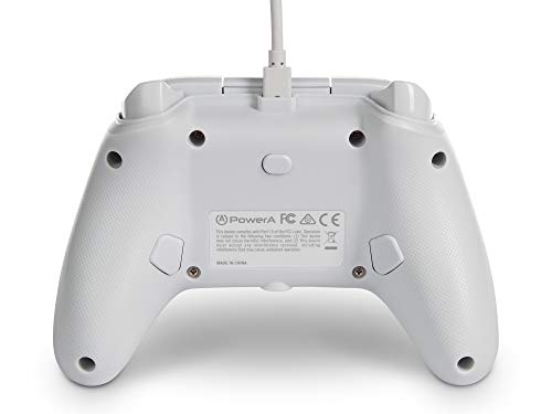 Power A - Mando con cable, salida de audio y botones programables, Metallic Ice para Xbox One, Xbox serie X y Windows 10 (Xbox One)