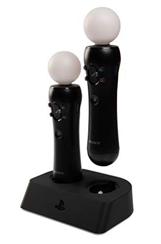 PowerA Charging Dock for PlayStation VR Move Motion Controllers - PSVR - PlayStation 4 Interior Negro cargador de dispositivo móvil