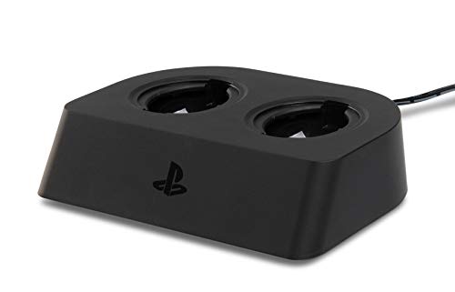 PowerA Charging Dock for PlayStation VR Move Motion Controllers - PSVR - PlayStation 4 Interior Negro cargador de dispositivo móvil