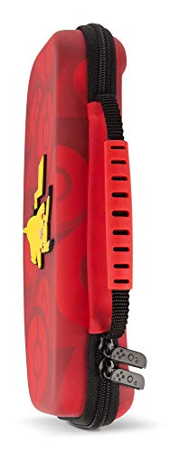 PowerA - Estuche protector para Nintendo Switch, con asa de transporte, licencia oficial, diseño de Pikachu de Pokémon