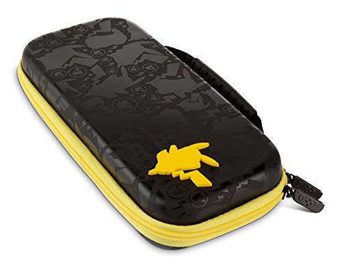 PowerA - Estuche Protector para Nintendo Switch, con asa de Transporte, Licencia Oficial, diseño de Silueta de Pikachu de Pokémon