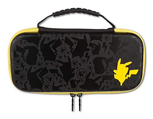 PowerA - Estuche Protector para Nintendo Switch, con asa de Transporte, Licencia Oficial, diseño de Silueta de Pikachu de Pokémon