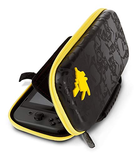 PowerA - Estuche Protector para Nintendo Switch, con asa de Transporte, Licencia Oficial, diseño de Silueta de Pikachu de Pokémon