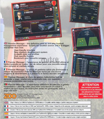 Premier Manager 09 (PS2) (EFISP) [Importación inglesa]