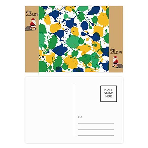 Printing Brazil Cultural Element Santa Claus Gift Postcard Thanks Card Mailing 20pcs