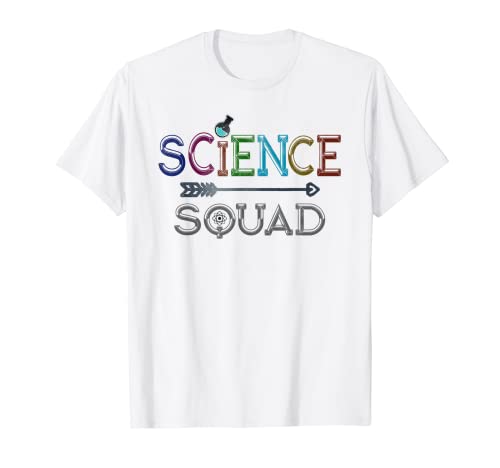 Profesor SCIENCE SQUAD Equipo de Ingeniero de Tecnología Estudiantil Camiseta