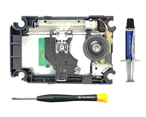 PS4 Lente láser de repuesto KEM-496AAA con Lens Deck KES-496 - Laser Pieza de reparación de Blu Ray Unidad de motor de módulo de unidad de DVD con cabeza óptica para PS4 Slim Pro CUH-20xx, CUH-70xx