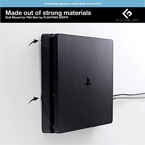 PS4 Slim Wall Mount by FLOATING GRIP®