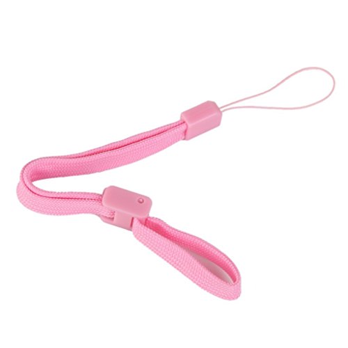 Pulsera de correa de muñeca de mano para Sony PSP 1000 2000 3000 GO PS Vita PS3 Move cámaras, Nintendo DS DS Lite DSi DSi XL 2DS 3DS 3DS XL Wii remote Wii U, MP3 reproductores de música (2 x rosa)