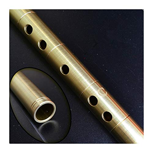 QFWN Flauta de Metal de latón Flauta C D E F G Key Flauta de Metal Profesional Fife Instrumento Musical (Color : G Key)