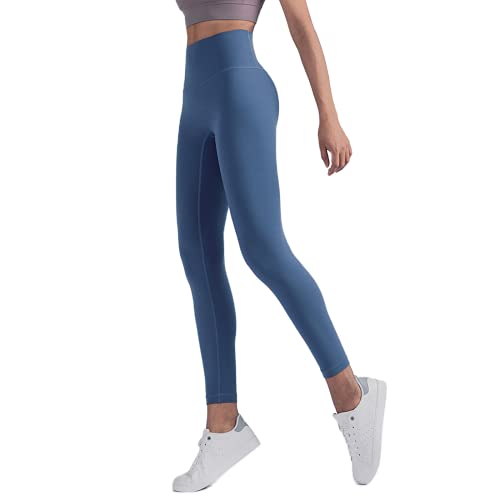 QTJY Pantalones de Yoga Deportivos Ajustados para Mujer Pantalones Deportivos de Jogging de Cintura Alta Desnudos para Mujer Pantalones Deportivos de Secado rápido elásticos PS