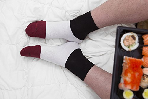 Rainbow Socks - Mujer Hombre Calcetines Sushi Atun Maki - 1 Par - Tamaño 36-40