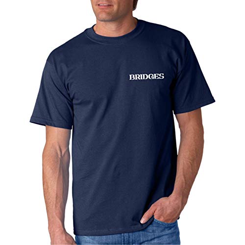 Reconnecting The Society - Camiseta Manga Corta Hombre (Azul Marino, L)