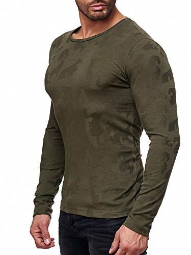Red Bridge Hombre Camiseta de Manga Larga Camuflaje 3D îptica Tramo Pul—Ver