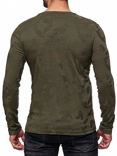 Red Bridge Hombre Camiseta de Manga Larga Camuflaje 3D îptica Tramo Pul—Ver