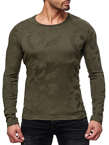 Red Bridge Hombre Camiseta de Manga Larga Camuflaje 3D îptica Tramo Pul—Ver