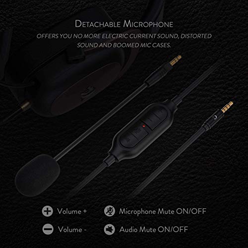 Redragon H510 Zeus 2 - Auriculares Headset cómodos para Gaming - Audio de Alta Definición + Potentes Bajos - Cascos con Micrófono para PC, Móvil, PS4 - Sonido 7.1 + Software descargable