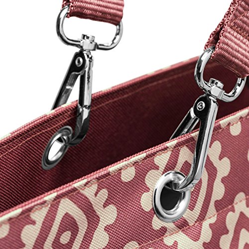 reisenthel shopper XL Bolsa de tela y playa, 68 cm, 35 liters, Rojo (Diamonds Rouge)