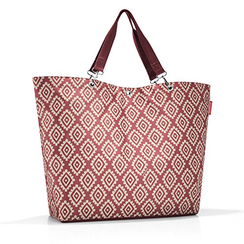 reisenthel shopper XL Bolsa de tela y playa, 68 cm, 35 liters, Rojo (Diamonds Rouge)