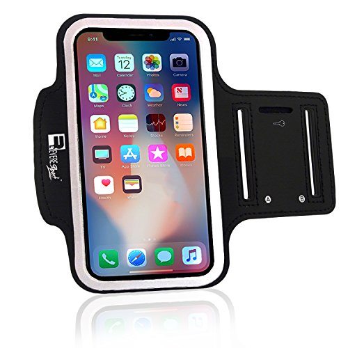 RevereSport Brazalete Compatible iPhone X/XS. Armband Deportivo para Teléfono Móvil de Correr, Fitness, Entrenamientos de Gimnasia y Deportes al Aire Libre.