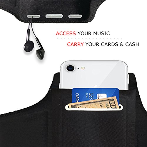 RevereSport Brazalete Deportivo iPhone 12 Pro MAX. Antideslizante contra Sudor Armband para Correr, Fitness. Gimnasio, Ciclismo. Teléfono Funda de Ejercicio