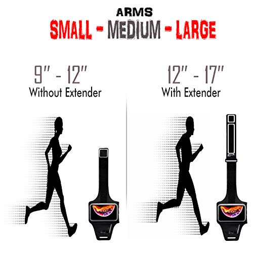 RevereSport Impermeable Brazalete Deportivo iPhone 11. Armband de Teléfono para Correr, Ciclismo, Funda Caso de Ejercicio