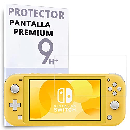 REY Protector de Pantalla para Nintendo Switch Lite, Cristal Vidrio Templado Premium