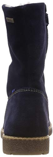 Richter Kinderschuhe Audi, Botas Plisadas para Niñas, Azul (Atlantic 7200), 30 EU